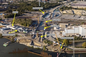  3	View of the northern construction site and the Arcelor Mittal Bremen industrial site 
