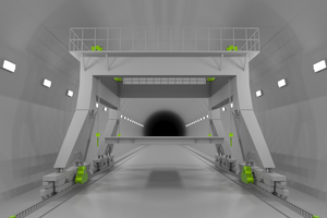  Die RUD Tecdos Antriebstechnik findet unter anderem in Hebevorrichtungen im Tunnelbau Anwendung 