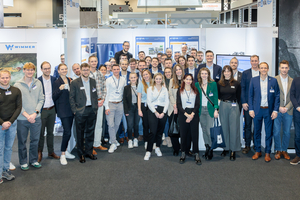  8	The newly elected YEP Steering Committee, joined by fellow STUVA-YEP members at their own booth 