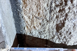  8	Reinforcement observed on the surface of the shear joint 