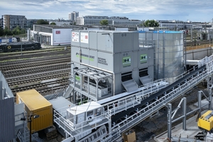  7	View of the separation plant for the tunnelling of the ERS 