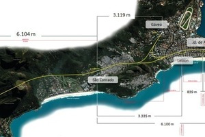  Trace of Metro Line 4 of Rio de Janeiro  