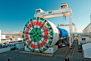  The world‘s largest-ever EPB shield machine was ceremonially handed over at the manufa  cturer‘s works in mid-December  