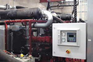  Diesel-operated high-pressure pump in the pumping station 