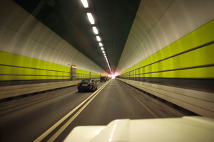  Internal view of the Dartford Tunnel 