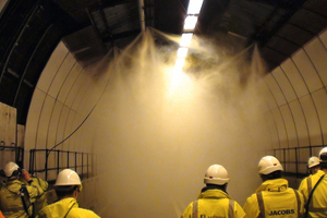  Erfolgreich durchgeführter Sprühversuch im Dartford-Tunnel 