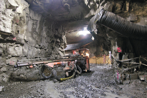  Jumbo during tunnelling 