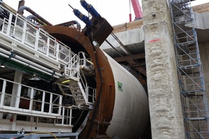  	Flying shield start-up to commence excavating the Rastatt Tunnel’s east tube 