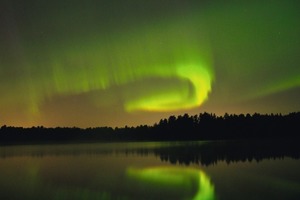  If you´re lucky, you can watch an aurora, a natural light display in the sky over Finland 
