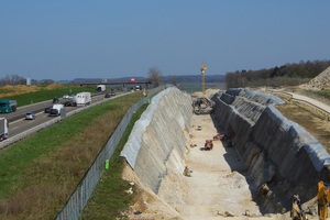  7)	Parallellage Tunnel Widderstall und Autobahn BAB | 