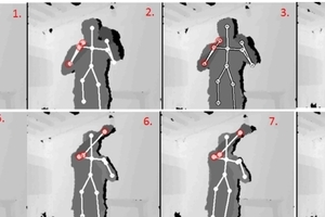  Image evaluation of a scene showing a striking movement 