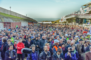  Some 8000 people took advantage of the chance to obtain an impression during the Open Day at the tunnel site 