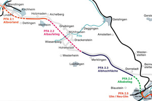  Neubaustrecke Wendlingen-Ulm mit Tunnelbauten 