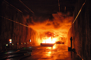  Activity Group 3 „Research and New Findings“ deals with latest results of safety and security related research (here: fire tests conducted within SOLIT2-project in 2011)  