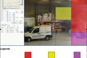  1 Screenshot of the fire detection system 