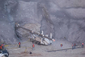  The Huauchinango Tunnel is one of six tunnels built for the Nuevo Necaxa–Tihuatlan highway (Image: Portal construction site) 