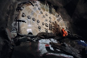  4 Durchschlag der TBM in Sigirino 