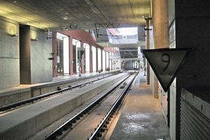  Driving out of the rail tunnel monitored with the VAR TwinPipe sensors into Antwerp/B Station 