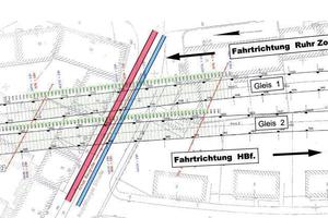  Sellmannsbach canal construction scheme at the urban transit tunnels, basic layout 