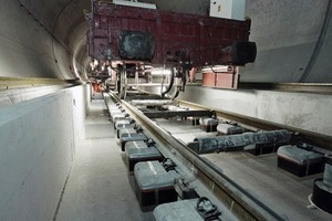  Installing the slab track in the Lötschberg Base Tunnel  