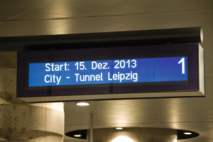  Leipzig City Tunnel – central railway station, September 2013 