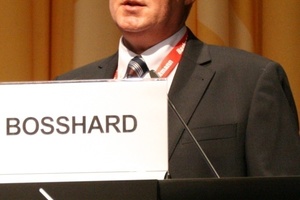  <div class="bildtext_en">Martin Bosshard, FGU president welcomes the participants at the 2013 WTC.</div> 