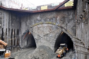  Ulmenstollen in der Baugrube Nord der U-Bahnstation 8-II 