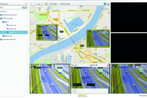  User interface of the Flux management system  