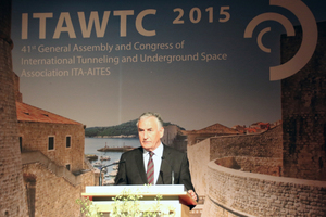  Nikola Dobroslavic welcomes the participants to the WTC 2015 on behalf of the Croatian President 