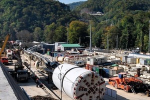  The 6.2 m (20.3 ft) diameter Double Shield TBM overcame significant fault zones characterized by fractured and running ground  