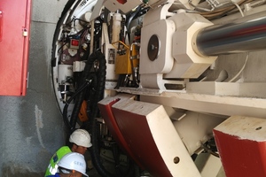  The first of two hard rock TBMs for tunnelling within the framework of the Great Beirut Water supply project began operating in early August 2016 