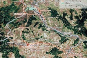  The area for accomplishing the Stuttgart 21 and new Wendlingen–Ulm route major projects 