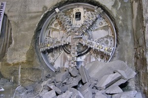  Munich Metro: open spoked cutting wheel for the TBM 