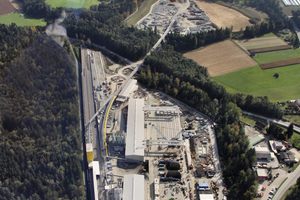  Site for one of the world’s longest tunnels seen from above: the Koralm Tunnel in the south-east of Austria will link Styria and Kärnten. 