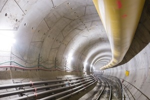  3 Up to 175 m of new tunnel per week between the station Torrenova and the shaft “5/4” 