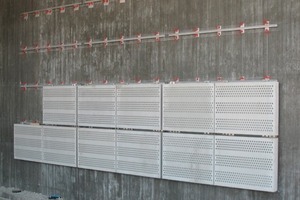  Part-assembled absorber panels 