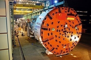  Die größte Gripper-TBM der Herrenknecht AG: S-405 mit einem Durchmesser von 12,40 m 