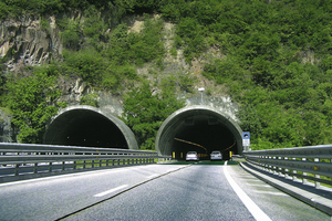  1 Der Tauerntunnel ist einer der meistbefahrenen Tunnel in Österreich und wird derzeit erweitert 