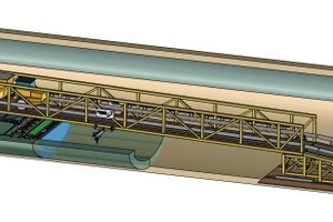  Base bridge – used for producing the Reitersberg Tunnel 