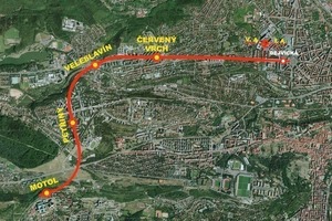  Overview of the tunnel route of Metro Line A extension  