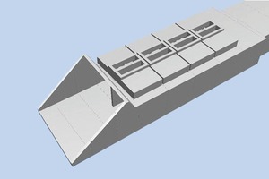  Portal dome with ventilation slots in the ceiling – when entering the tunnel 