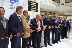  Eröffnungszeremonie der gemeinsamen Tunnel und Mining Expo in Istanbul 