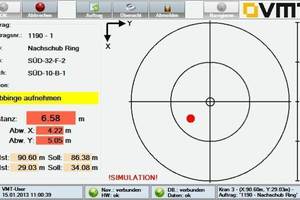  Navigation display for crane operator 