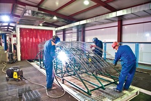  Production of reinforcing cages in Sochi, Russia 