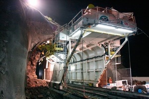  9 Tunnel widening during tunnel operation 