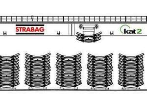  Segment store with portal crane 