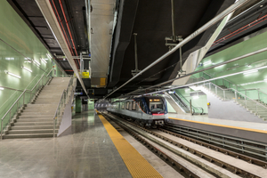  Der Bau der Metrolinie 1 von Panama-Stadt dauerte 20 Monate. Das neue Transportsystem wurde Anfang April 2014 in Betrieb genommen 