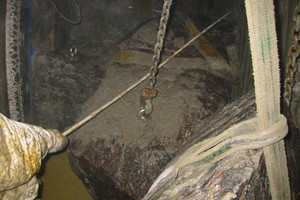  1) Obstacle removal in compressed air at the TBM cutterhead in the Herrentunnel, Lübeck | 