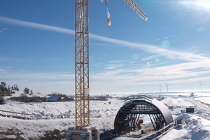  Start of the cut-and-cover construction section South 