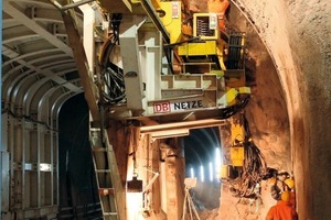  Renovation of the Frauenberg Tunnel on the DB route Bingen-Saarbrücken to Idar-Oberstein in 2011 (Source: DB ProjektBau GmbH) 